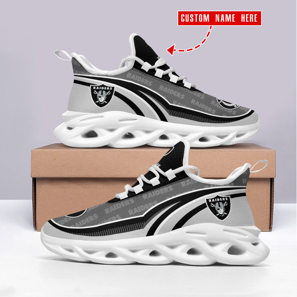 Las Vegas Raiders Personalized Yezy Running Sneakers BB136