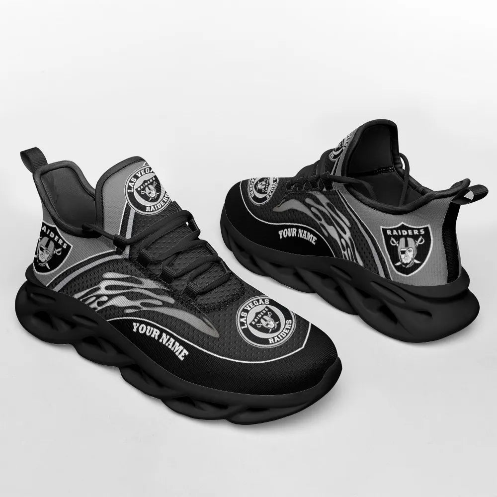 Las Vegas Raiders Personalized Yezy Running Sneakers BB142
