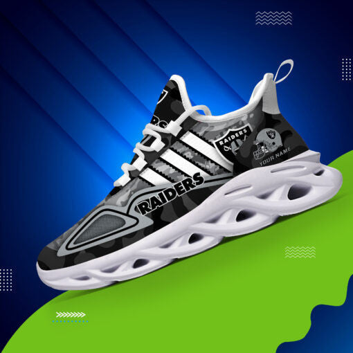 Las Vegas Raiders Personalized Yezy Running Sneakers BB254