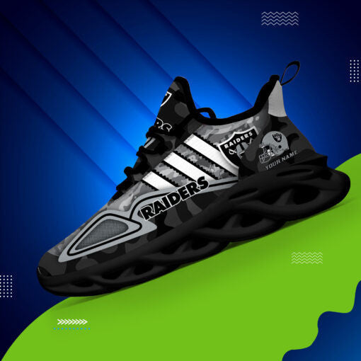 Las Vegas Raiders Personalized Yezy Running Sneakers BB254
