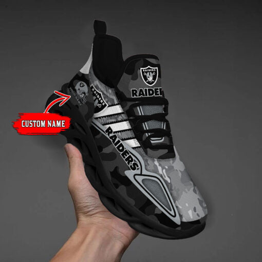 Las Vegas Raiders Personalized Yezy Running Sneakers BB254