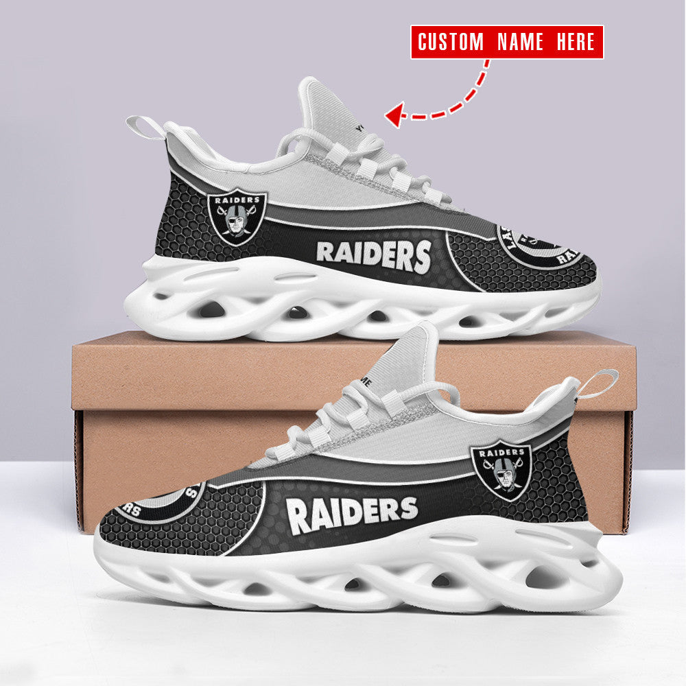 Las Vegas Raiders Personalized Yezy Running Sneakers BB313