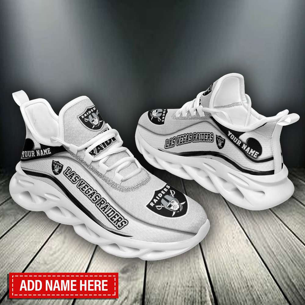 Las Vegas Raiders Personalized Yezy Running Sneakers BB476