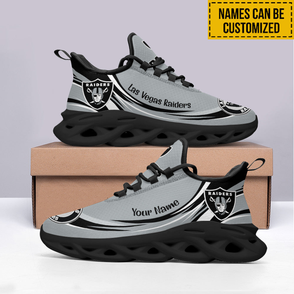 Las Vegas Raiders Personalized Yezy Running Sneakers BB550