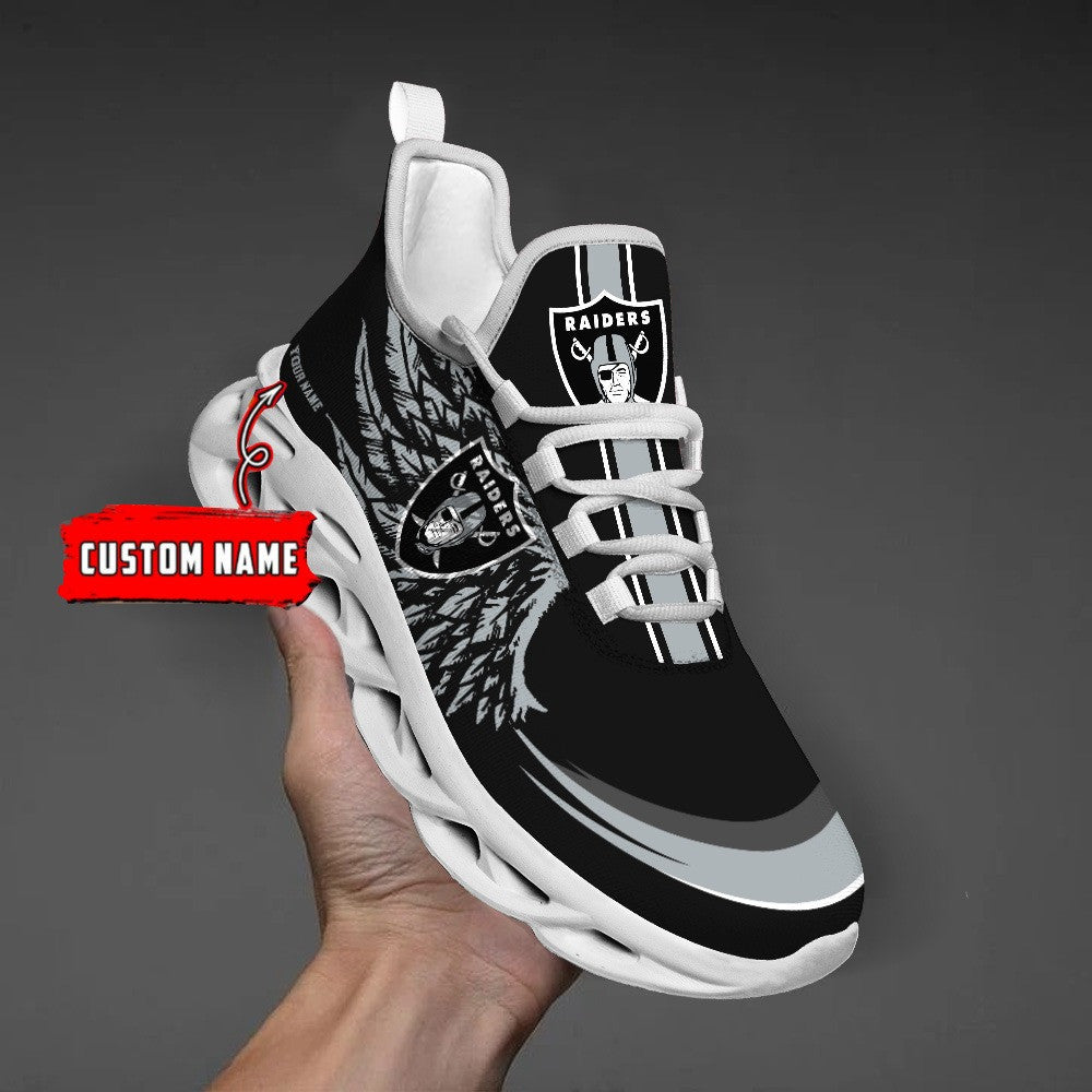 Las Vegas Raiders Personalized Yezy Running Sneakers BB676