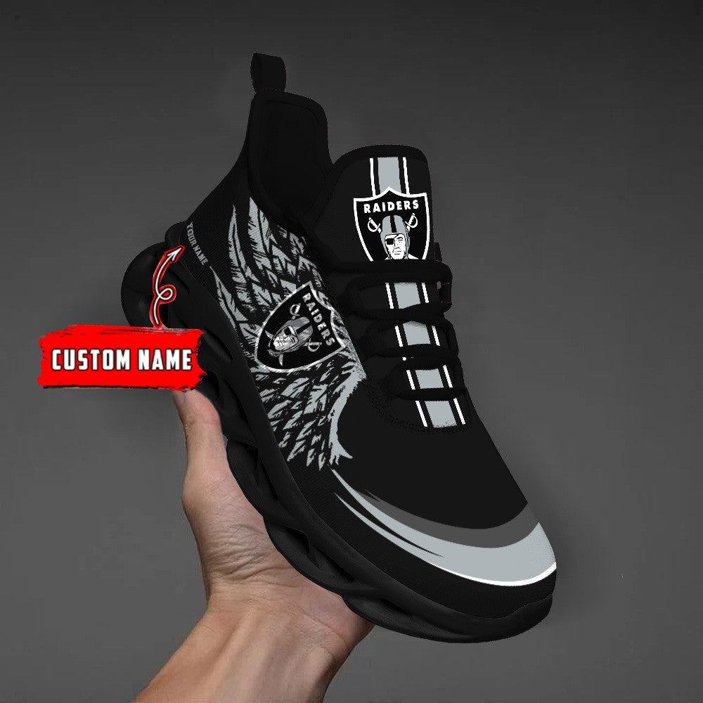 Las Vegas Raiders Personalized Yezy Running Sneakers BB676