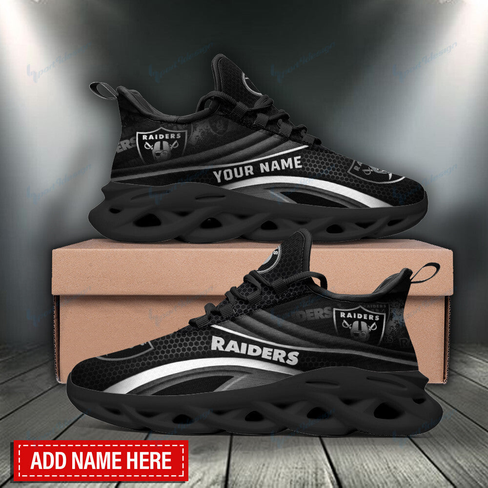 Las Vegas Raiders Personalized Yezy Running Sneakers BB799