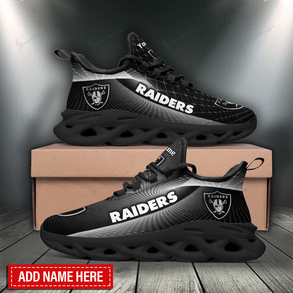 Las Vegas Raiders Personalized Yezy Running Sneakers BB852