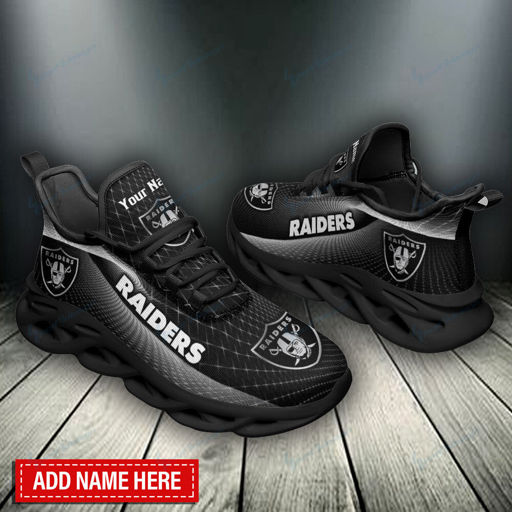 Las Vegas Raiders Personalized Yezy Running Sneakers BB852