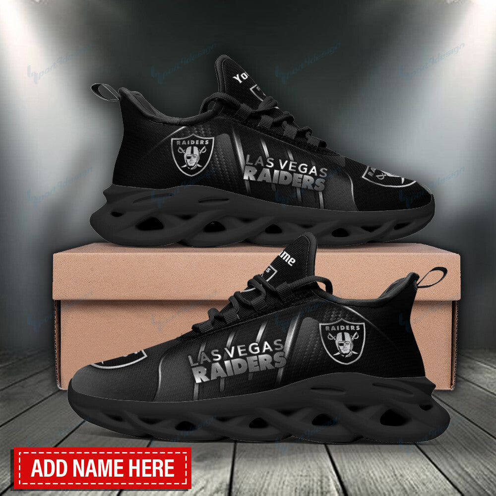 Las Vegas Raiders Personalized Yezy Running Sneakers BB853