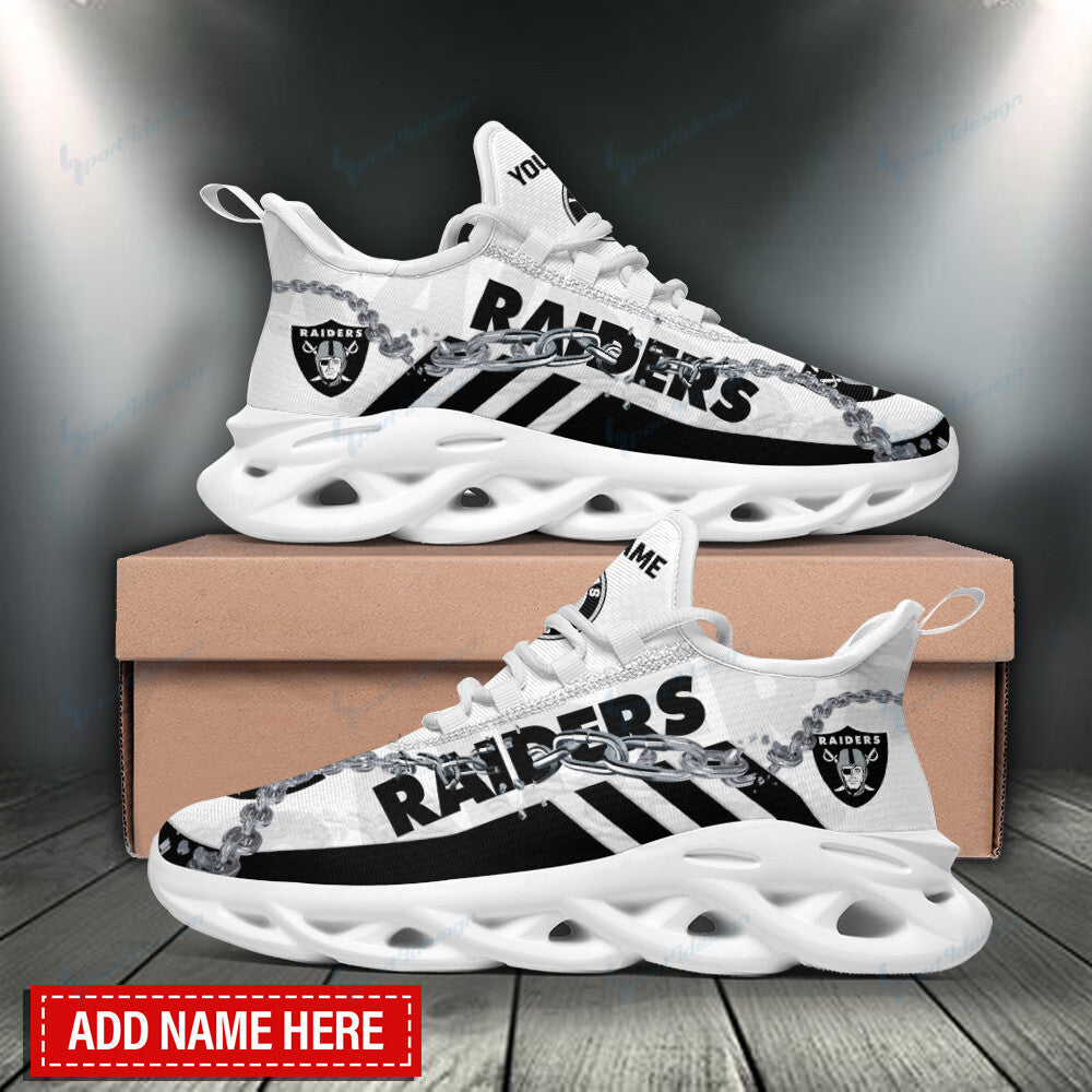 Las Vegas Raiders Personalized Yezy Running Sneakers BB863