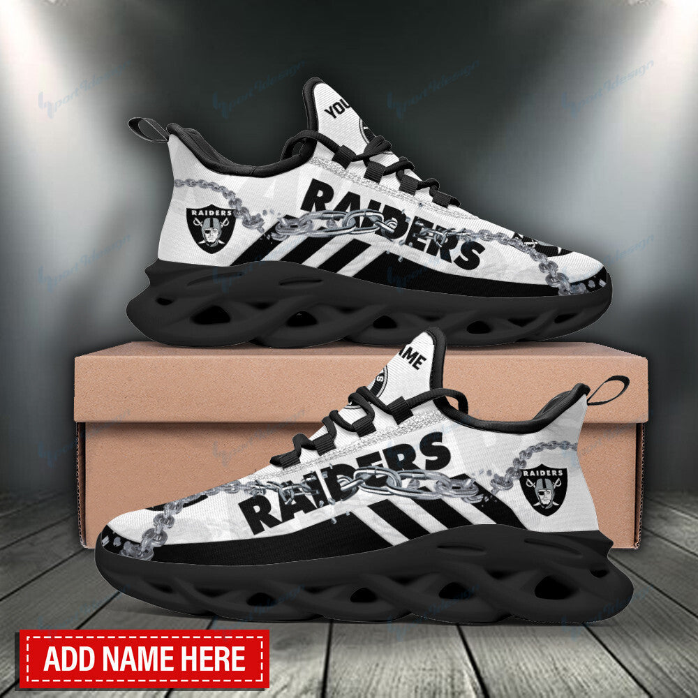 Las Vegas Raiders Personalized Yezy Running Sneakers BB863