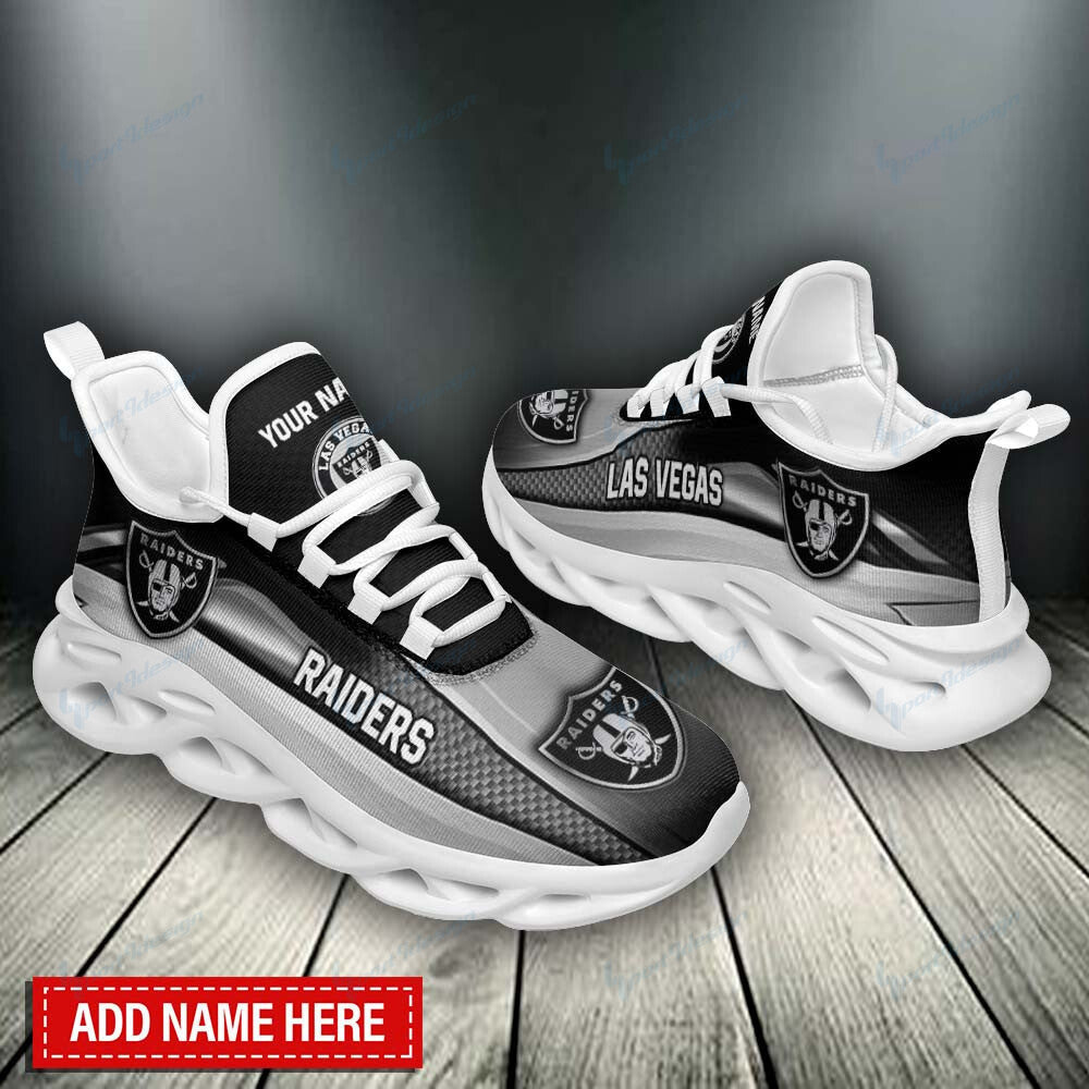 Las Vegas Raiders Personalized Yezy Running Sneakers BB888