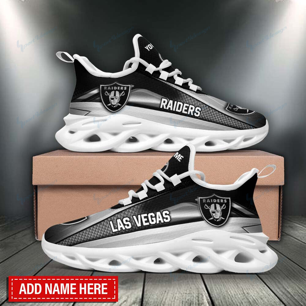 Las Vegas Raiders Personalized Yezy Running Sneakers BB888