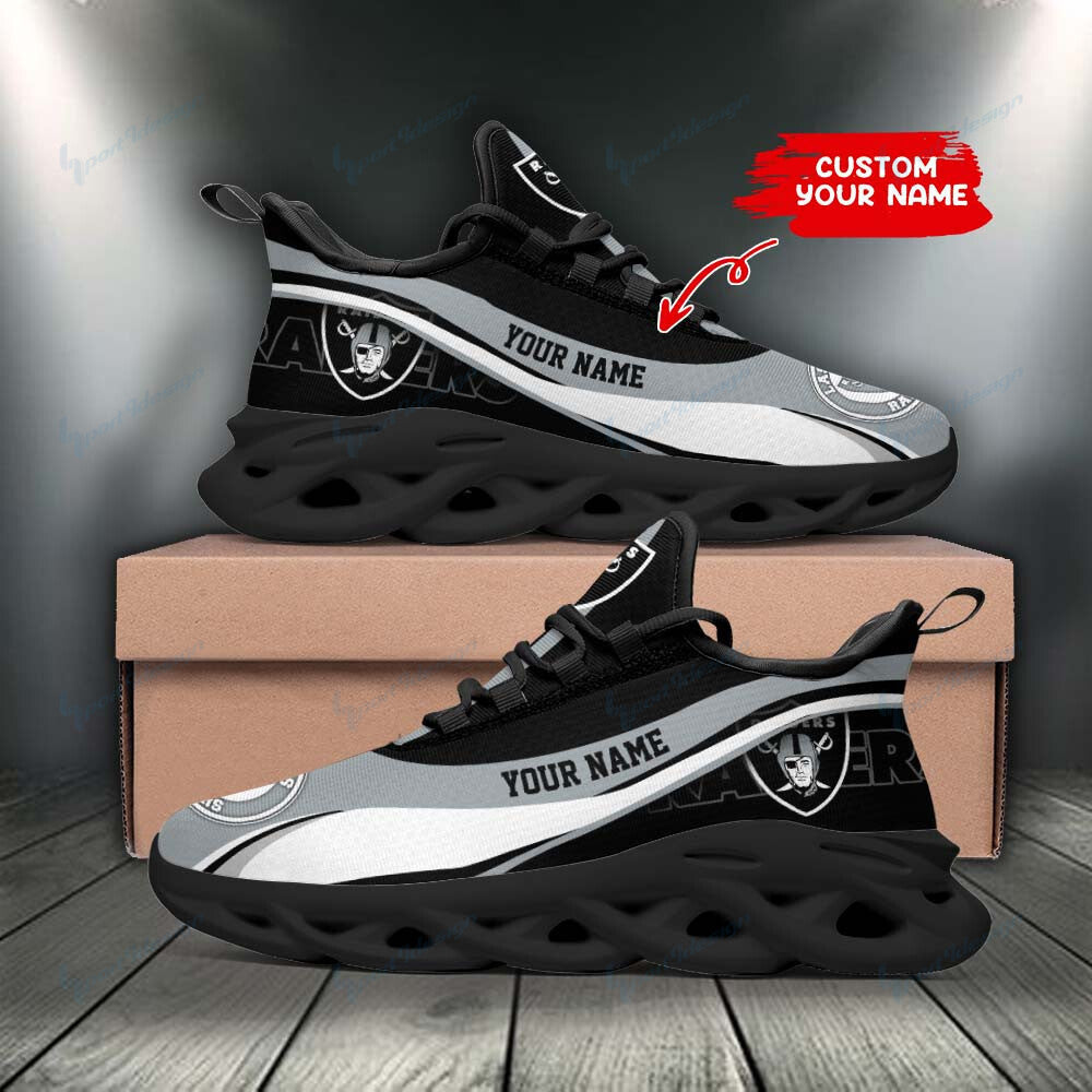 Las Vegas Raiders Personalized Yezy Running Sneakers BB936