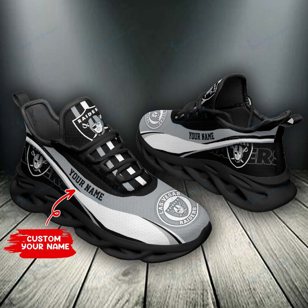 Las Vegas Raiders Personalized Yezy Running Sneakers BB936