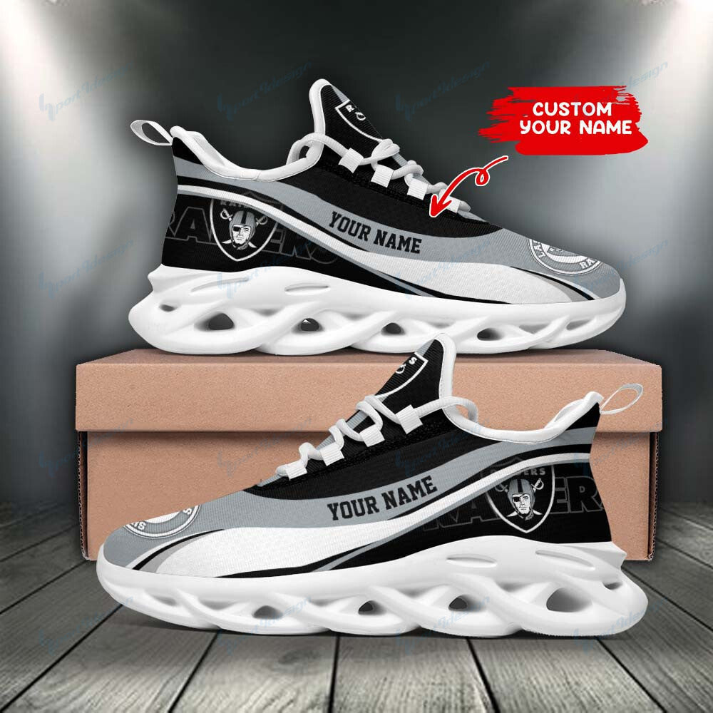 Las Vegas Raiders Personalized Yezy Running Sneakers BB936