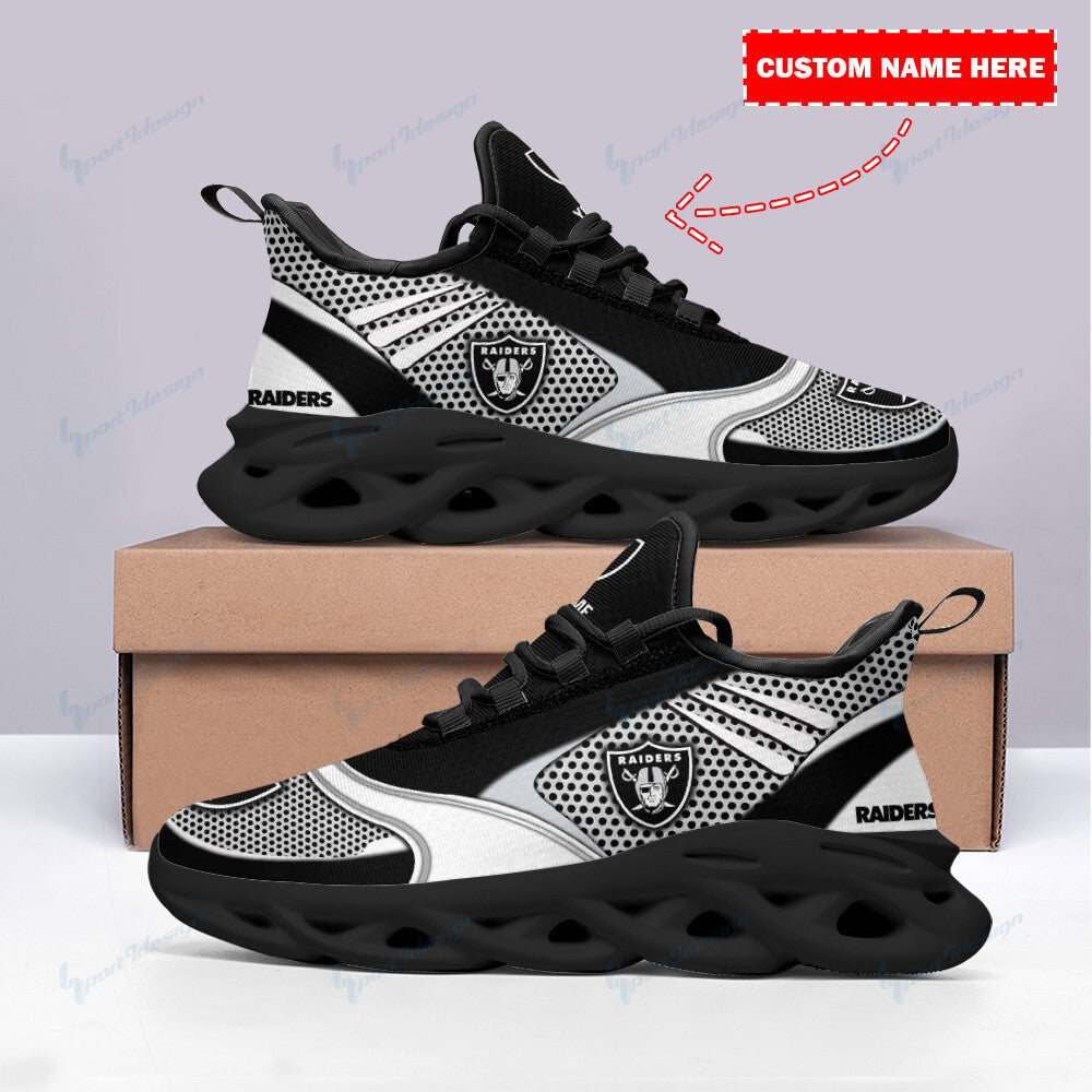 Las Vegas Raiders Personalized Yezy Running Sneakers BB946