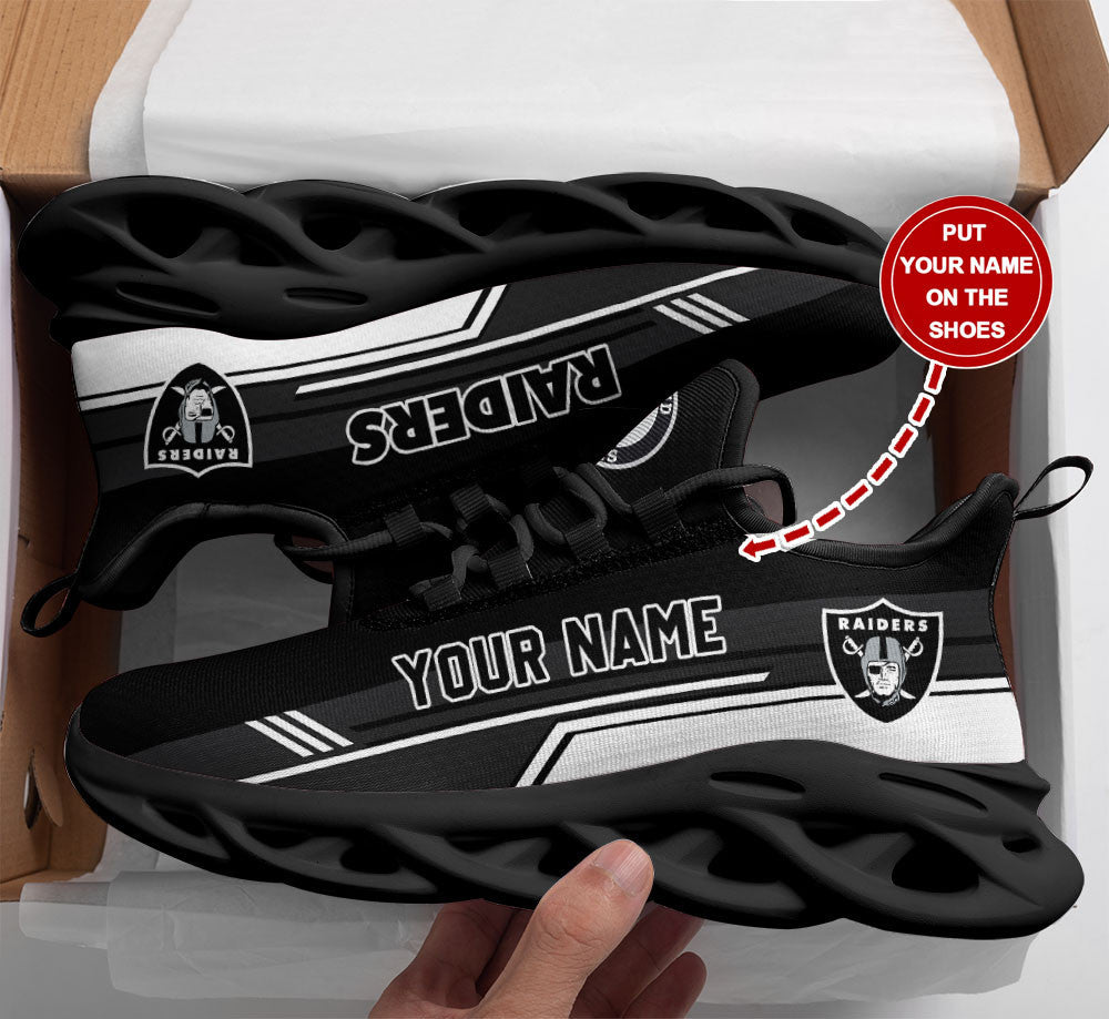 Las Vegas Raiders Personalized Yezy Running Sneakers BG118