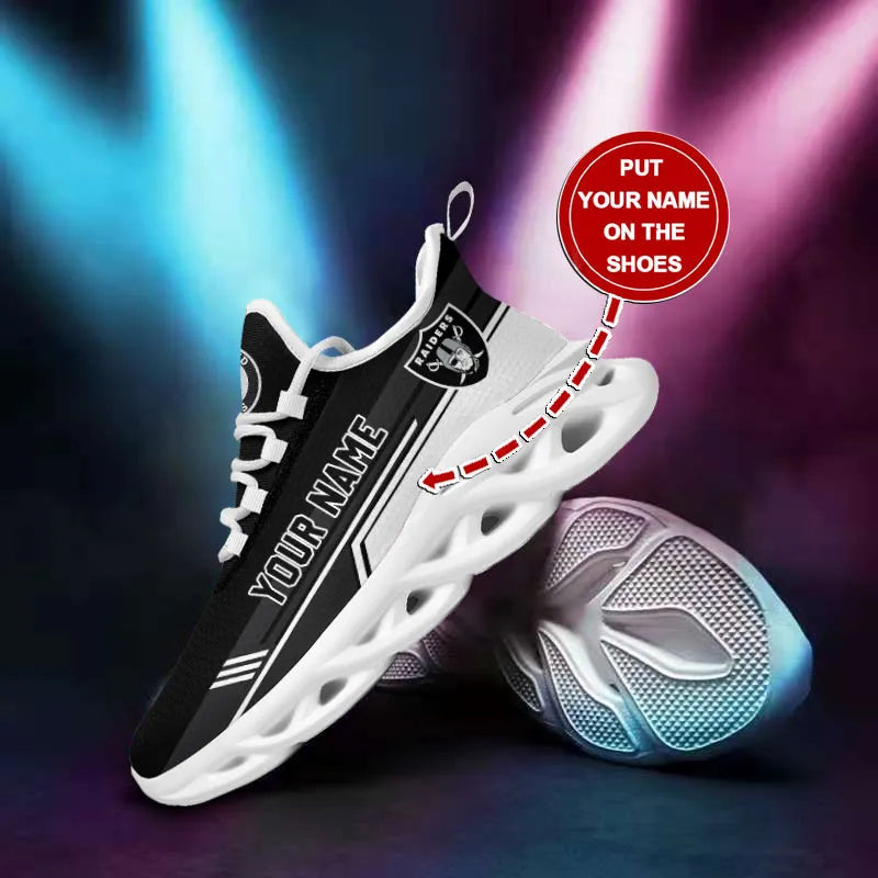 Las Vegas Raiders Personalized Yezy Running Sneakers BG118