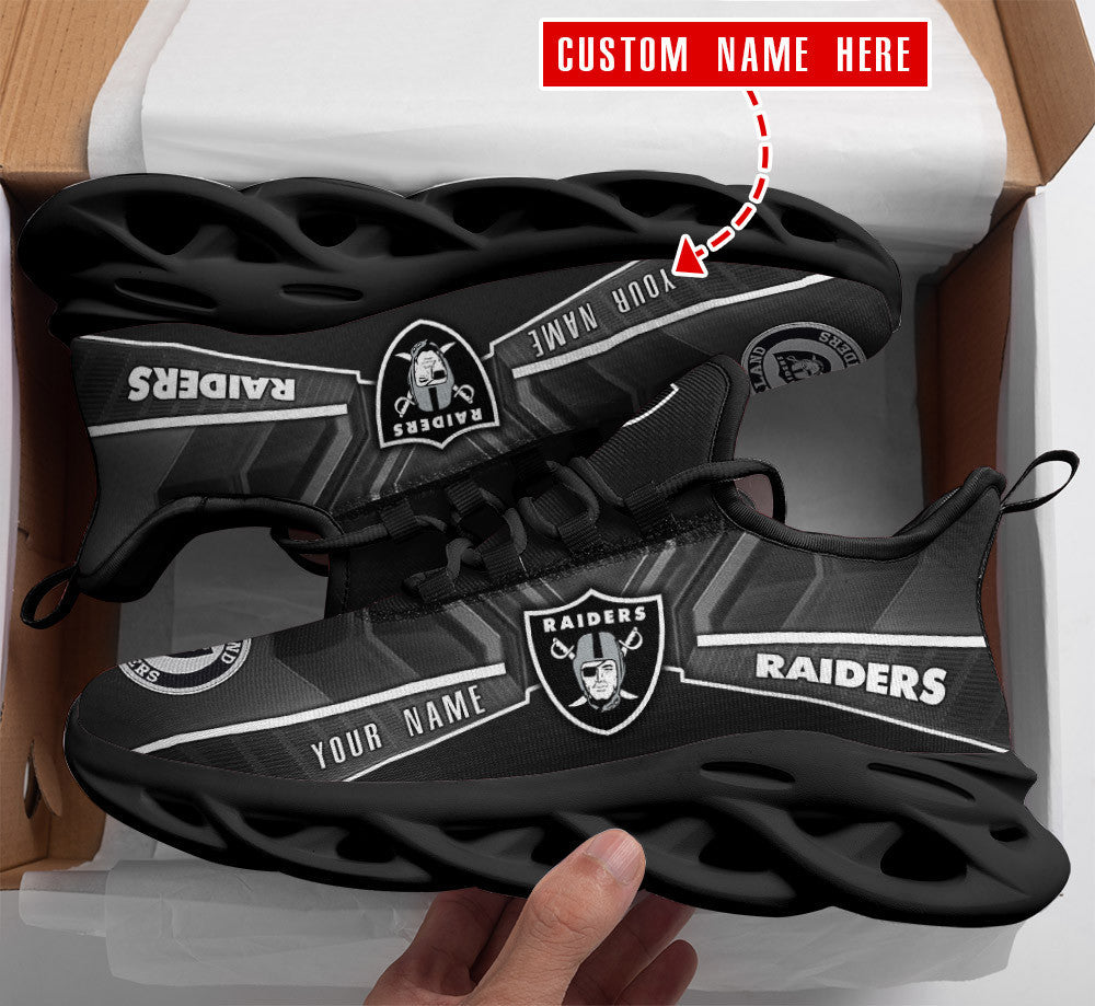 Las Vegas Raiders Personalized Yezy Running Sneakers BG165
