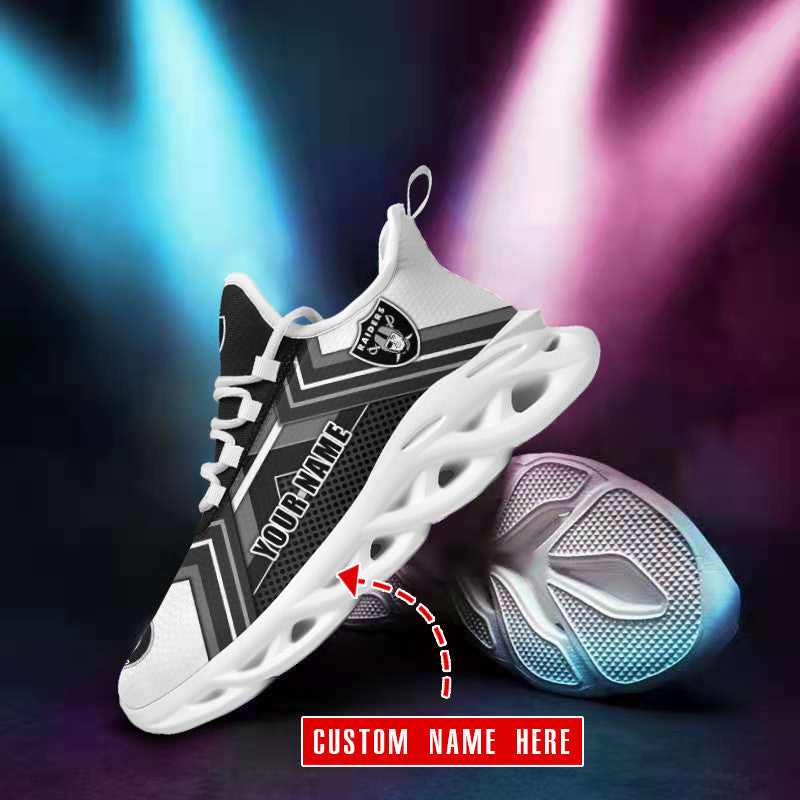 Las Vegas Raiders Personalized Yezy Running Sneakers BG204