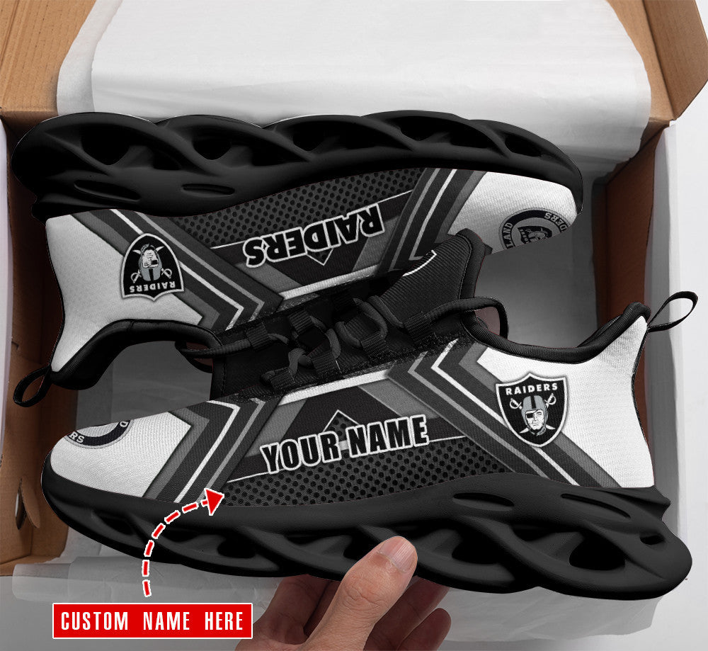Las Vegas Raiders Personalized Yezy Running Sneakers BG204