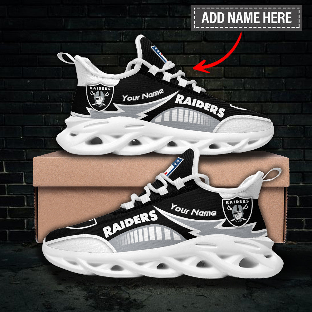 Las Vegas Raiders Personalized Yezy Running Sneakers BG243