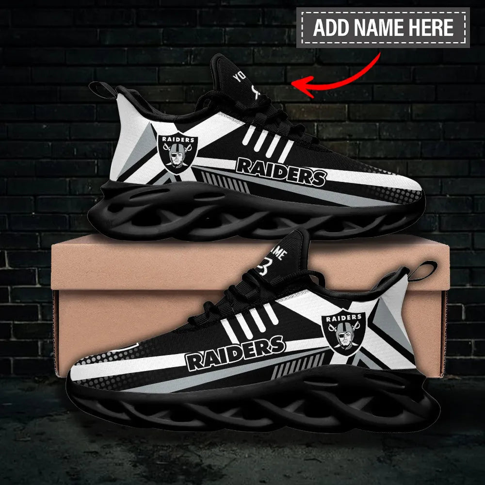 Las Vegas Raiders Personalized Yezy Running Sneakers BG263