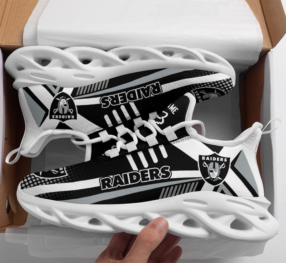 Las Vegas Raiders Personalized Yezy Running Sneakers BG263
