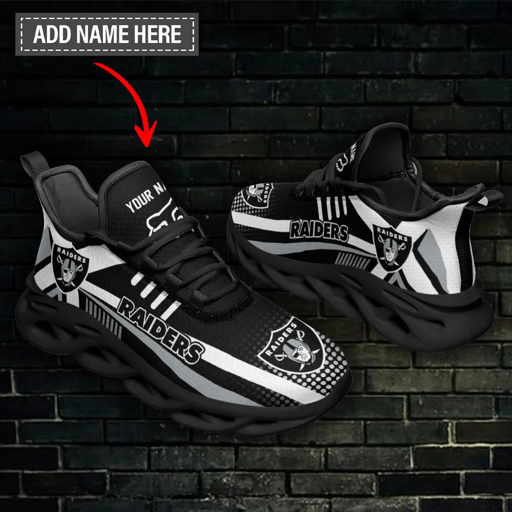 Las Vegas Raiders Personalized Yezy Running Sneakers BG263