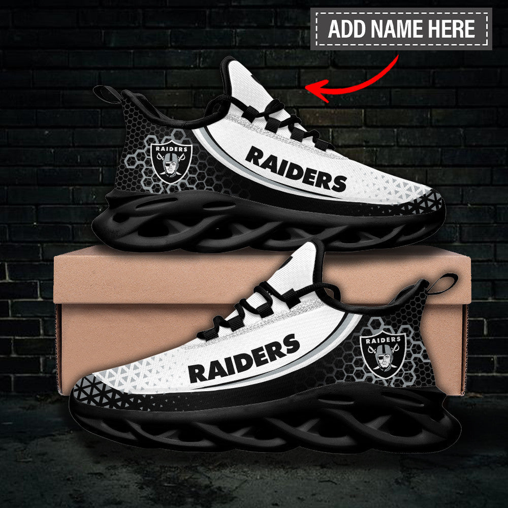 Las Vegas Raiders Personalized Yezy Running Sneakers BG290