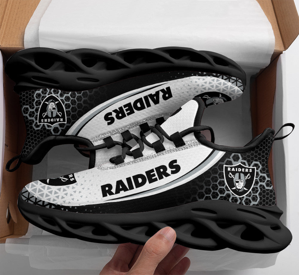 Las Vegas Raiders Personalized Yezy Running Sneakers BG290