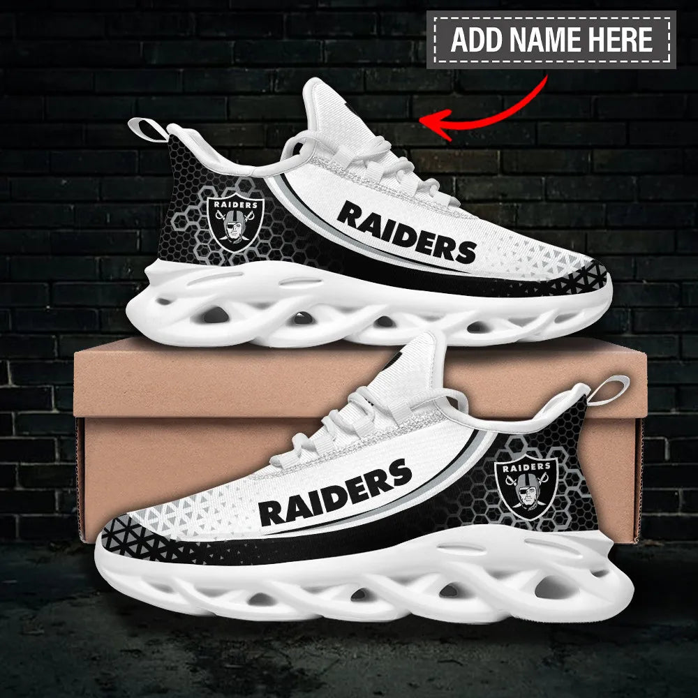 Las Vegas Raiders Personalized Yezy Running Sneakers BG290