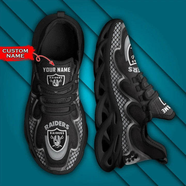 Las Vegas Raiders Personalized Yezy Running Sneakers BG422