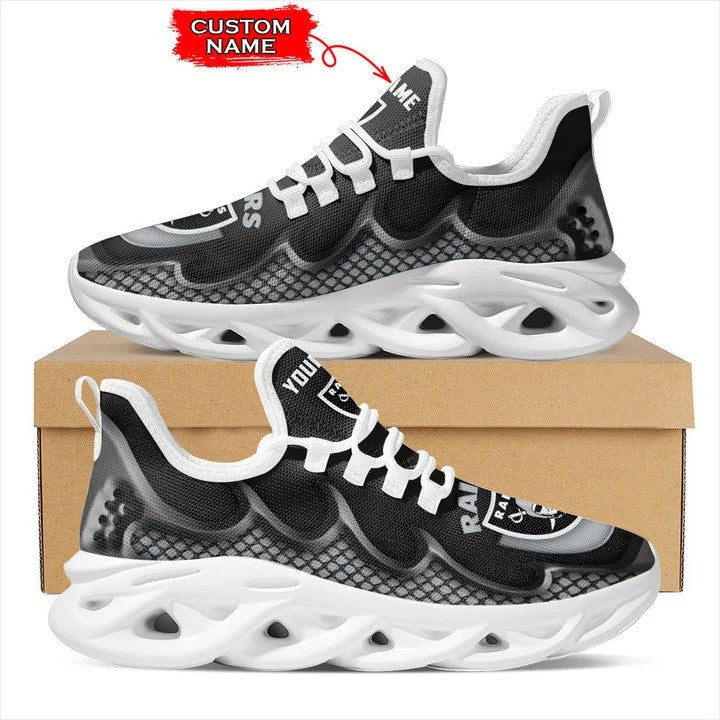 Las Vegas Raiders Personalized Yezy Running Sneakers BG422