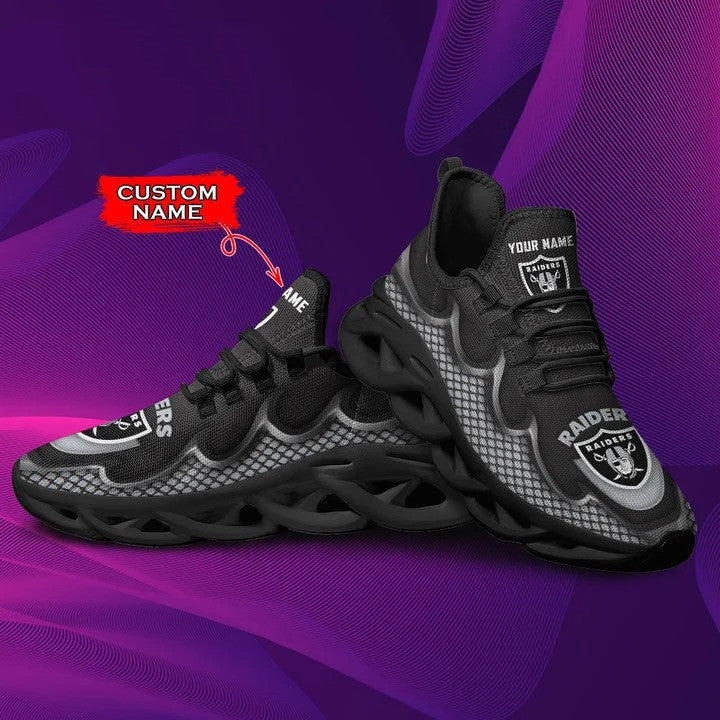 Las Vegas Raiders Personalized Yezy Running Sneakers BG422