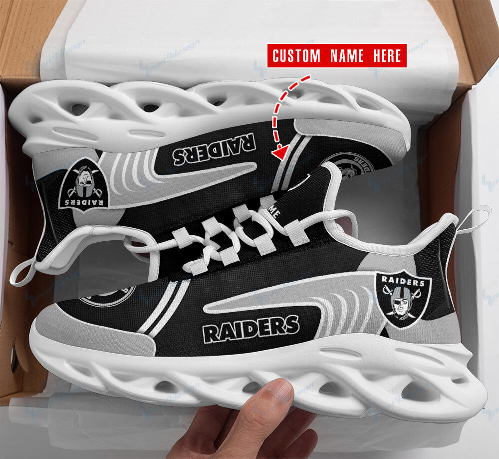 Las Vegas Raiders Personalized Yezy Running Sneakers SPD120