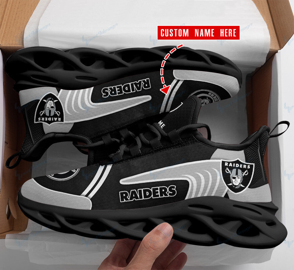 Las Vegas Raiders Personalized Yezy Running Sneakers SPD120