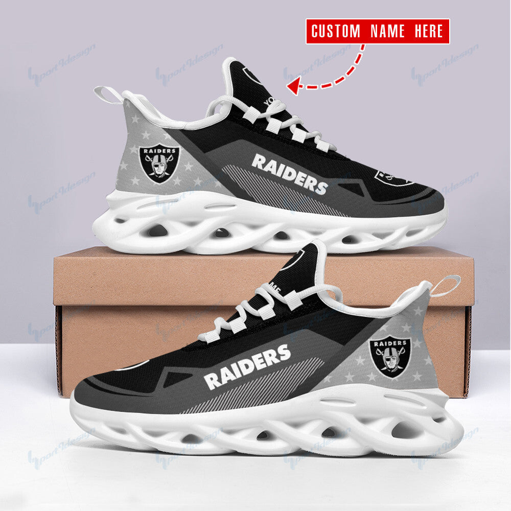 Las Vegas Raiders Personalized Yezy Running Sneakers SPD150