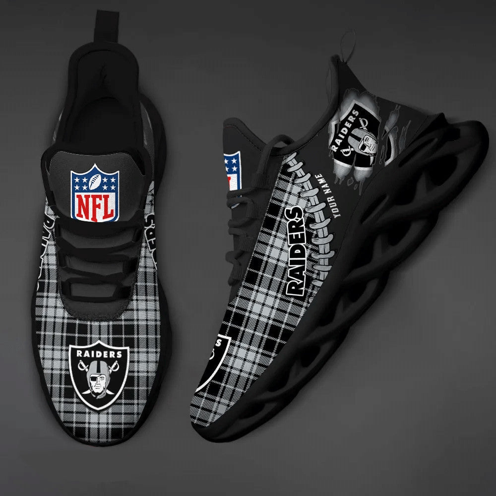 Las Vegas Raiders Personalized Yezy Running Sneakers SPD291