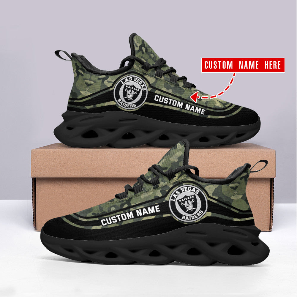 Las Vegas Raiders Personalized Yezy Running Sneakers SPD327