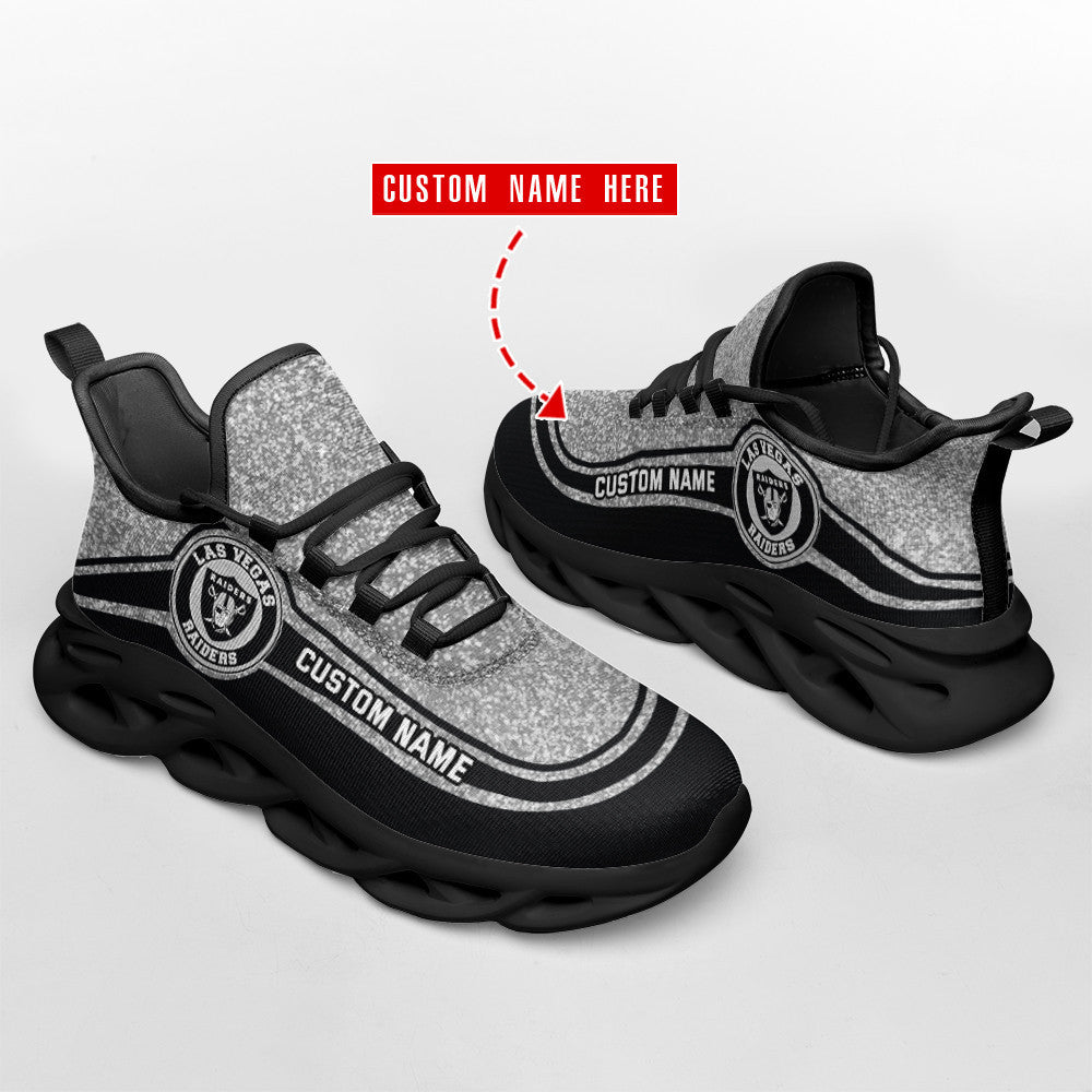 Las Vegas Raiders Personalized Yezy Running Sneakers SPD338