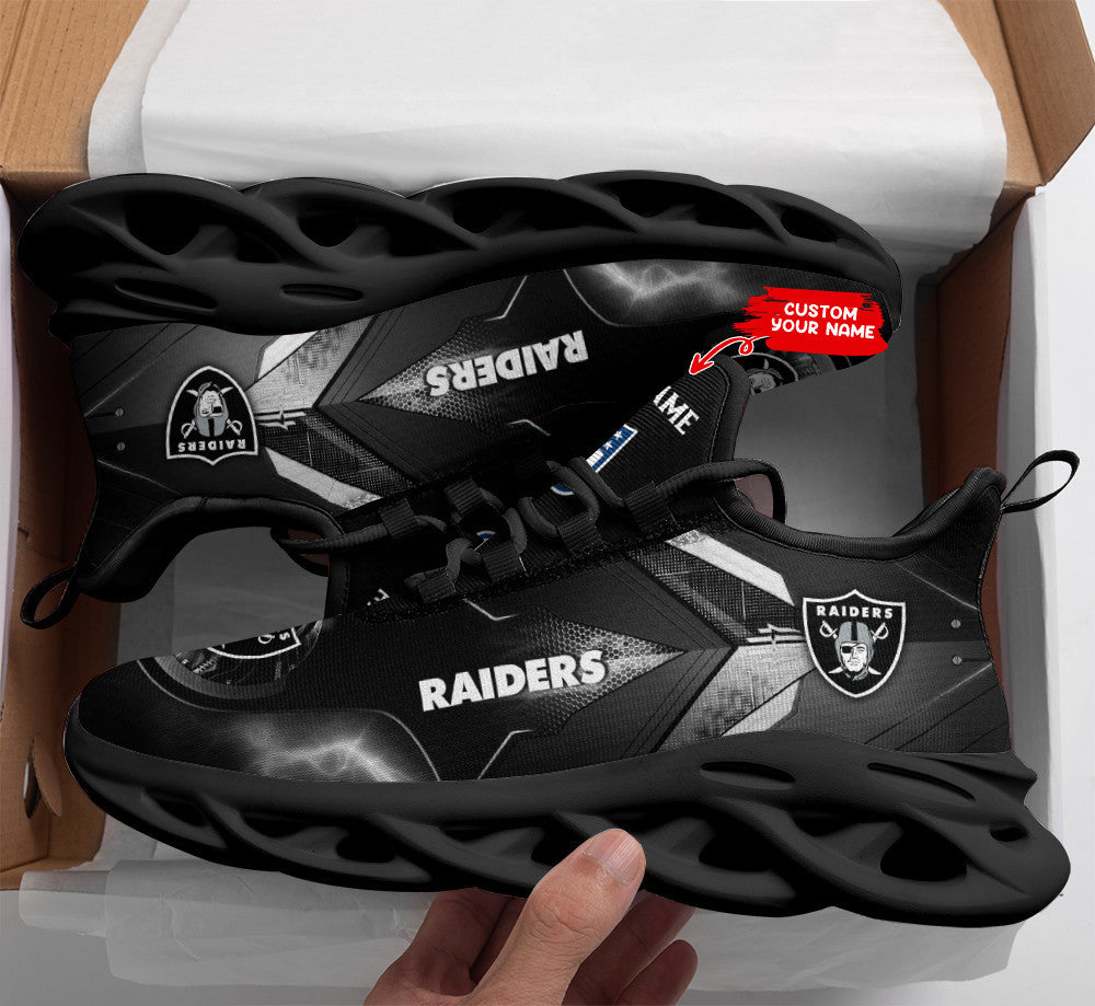 Las Vegas Raiders Personalized Yezy Running Sneakers SPD384
