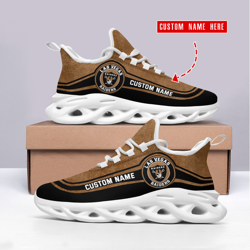 Las Vegas Raiders Personalized Yezy Running Sneakers SPD394