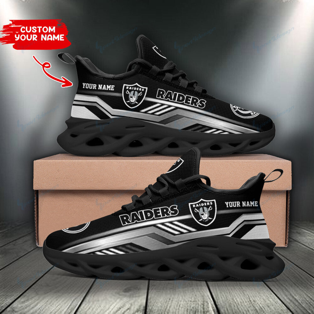 Las Vegas Raiders Personalized Yezy Running Sneakers SPD40
