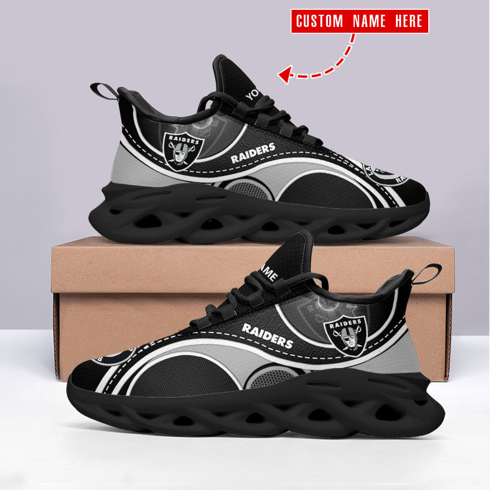Las Vegas Raiders Personalized Yezy Running Sneakers SPD433