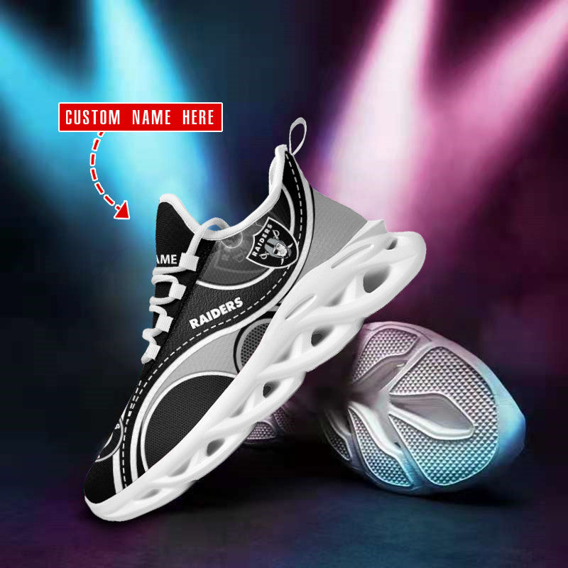 Las Vegas Raiders Personalized Yezy Running Sneakers SPD433
