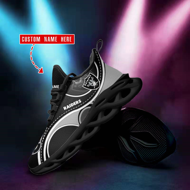Las Vegas Raiders Personalized Yezy Running Sneakers SPD433