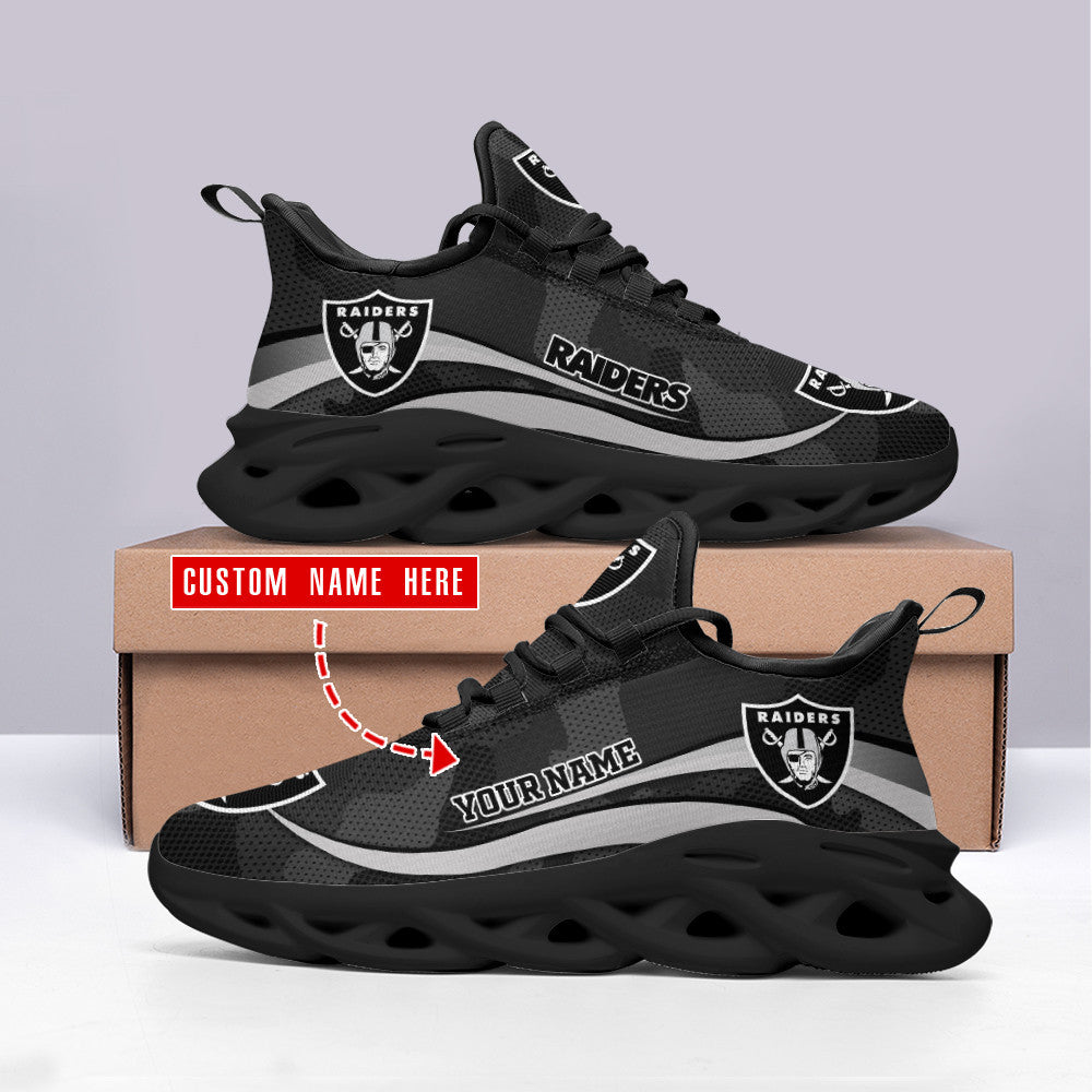 Las Vegas Raiders Personalized Yezy Running Sneakers SPD437